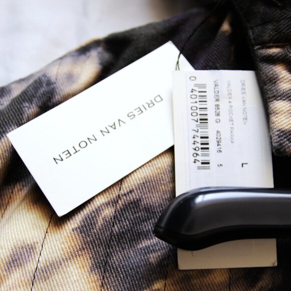 BNWT AW19 DRIES VAN NOTEN VALDER COAT 4 POCKET PARKA COAT L - Picture 10 of 16